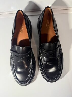G.h Bass Black Leather Penny Loafers women’s size 7.5